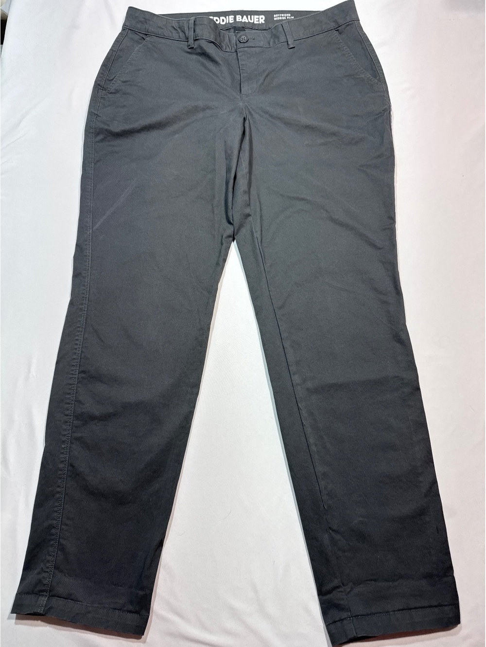 Eddie Bauer Women's Boyfriend Midrise Slim Pants Size 10 in